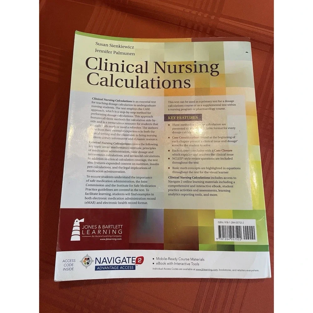Clinical Nursing Calculations by Jennifer F. Palmunen and Susan Sienkiewicz Good